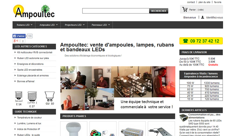 Migration Prestashop Ampoultec