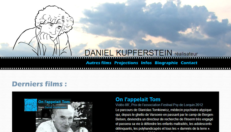Création du site web Daniel Kupferstein