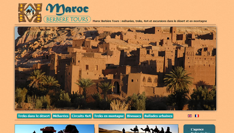 Création du site internet Maroc Berbère Tour