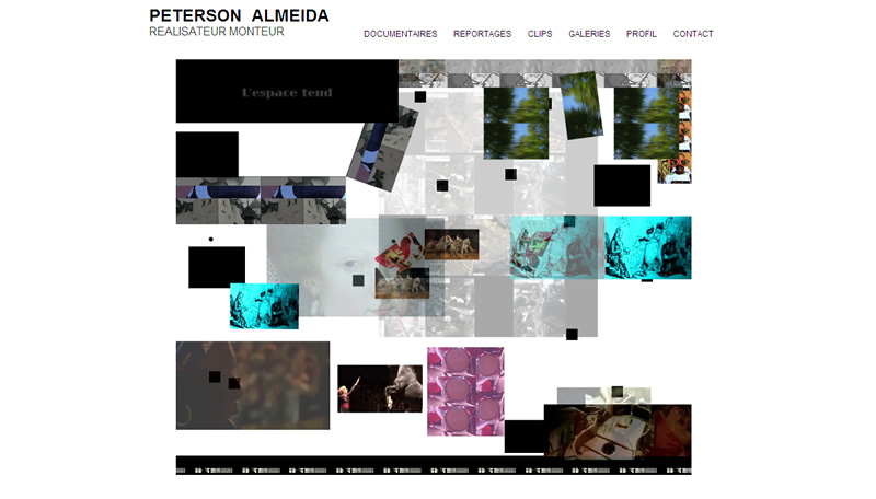 Création du site web Peterson Almeida